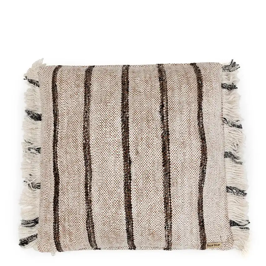 Der Oh My Gee Kissenbezug – Bohemian White 60x60