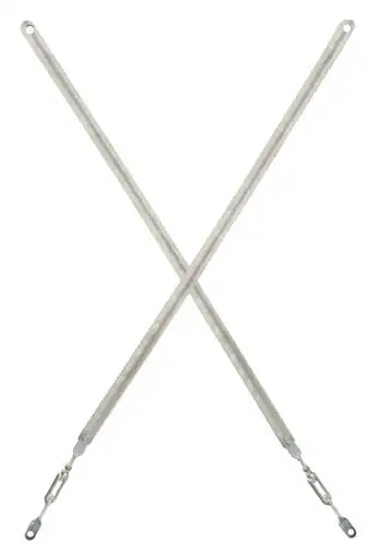 Kreuzstreben für Schulte Kragarmregal K 3000 | für Feldweite 200cm | für Ständerhöhe 200/250cm | Verzinkt