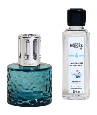 Geschenkset Maison Berger Lampe Berger Mirage Bleue