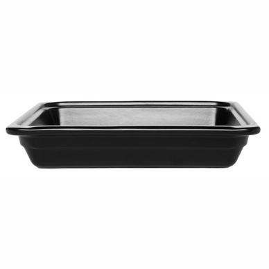 Auflaufform Emile Henry Noir 345 x 325 x 65 mm (2-teilig)