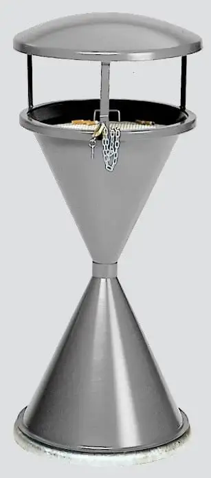 Dach für klassischen Standascher | HxBxT 23x44x44cm | Stahlblech | Silber