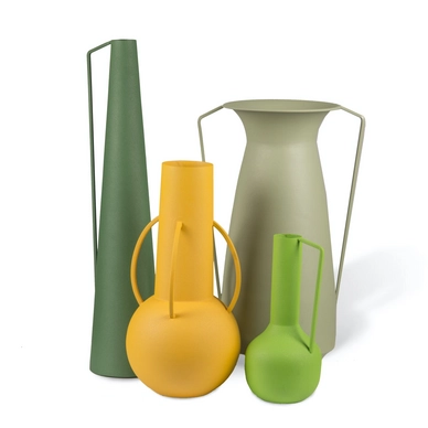 Vase POLSPOTTEN Vases Roman Green (Set von 4)