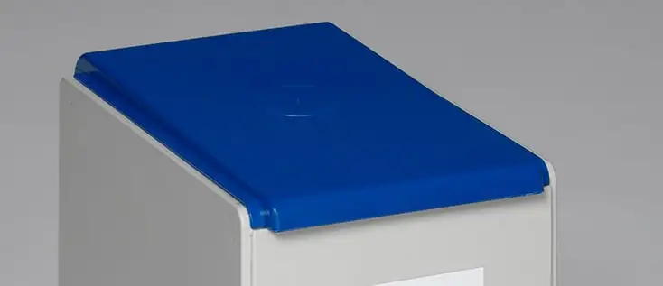 Deckel für Abfall- und Wertstoffsammelsystem 40 Liter | Kunststoff | Blau