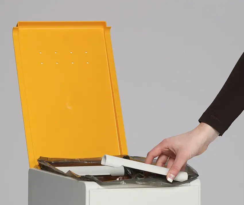 Deckel für Abfall- und Wertstoffsammelsystem 40 Liter | Kunststoff | Gelb