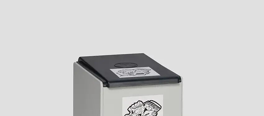 Deckel für Abfall- und Wertstoffsammelsystem 40 Liter | Kunststoff | Anthrazit