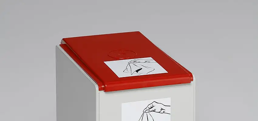 Deckel für Abfall- und Wertstoffsammelsystem 40 Liter | Kunststoff | Rot