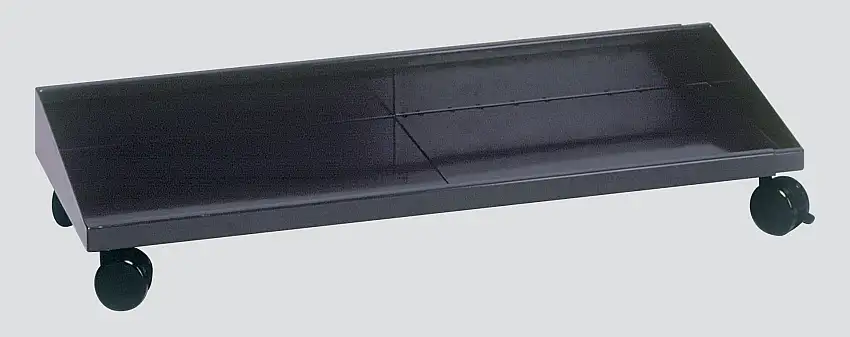 Systemrollwagen für Abfall- und Wertstoffsammelsystem | HxBxT 11x51/86x41,5cm | Anthrazit