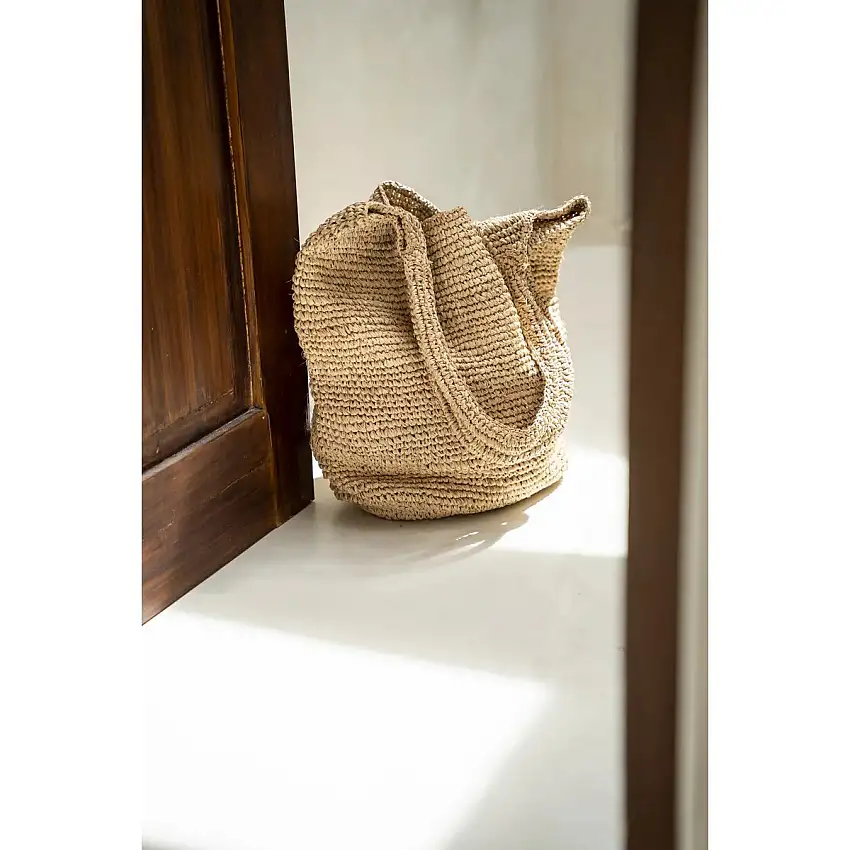 Der Te Quiero Shopper - Raffia Natur