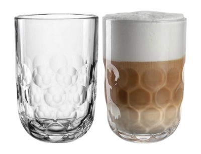 Latte Macchiato Glas Leonardo Gocce 1 390ml (2er-Set)