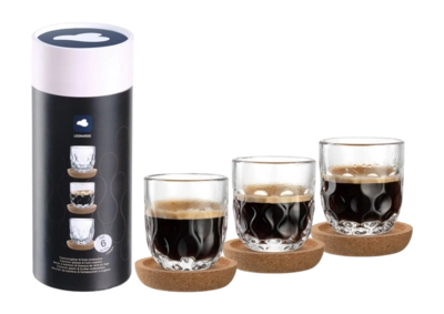 Kaffeeglas Leonardo Gocce Espresso 60ml (3er-Set)