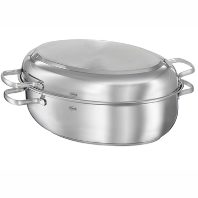 Bratpfanne Rösle Elegance Bratpfanne mit Deckel 42,5 x 31 cm / 8L