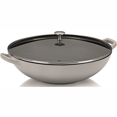 Wok Kela Calido mit Glasdeckel Grey 4L