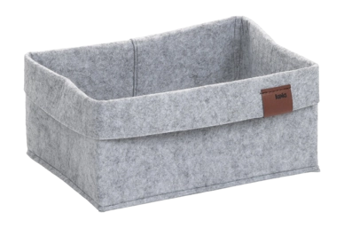 Aufbewahrungskorb Kela Fay Grau 26cm