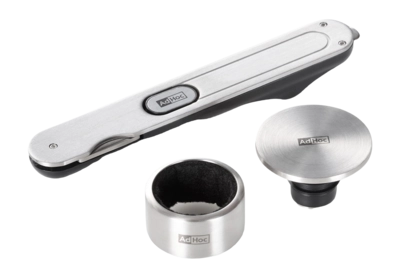 Wein-Accessoires Set AdHoc Grau (3-teilig)