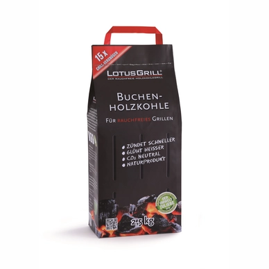 Holzkohle LotusGrill Buche 2.5 Kg
