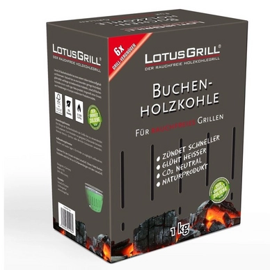Holzkohle LotusGrill Buche 1 Kg