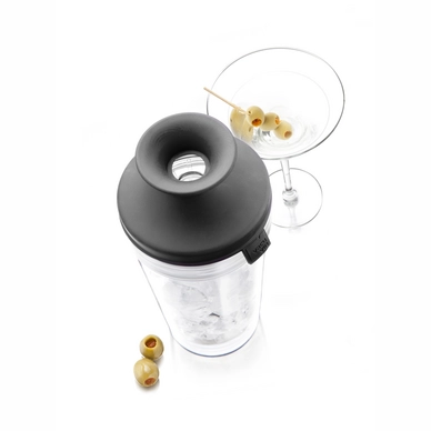 Cocktailshaker Vacu Vin Grau