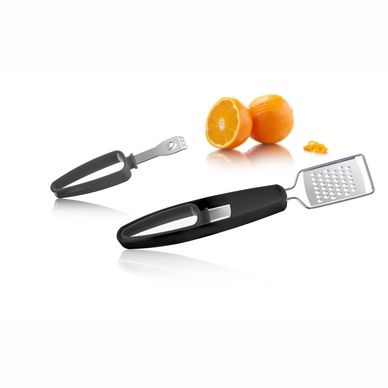 Zitronenreibe und Raspel Tomorrow's Kitchen Grau