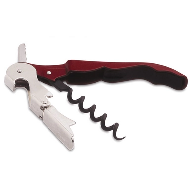 Korkenzieher Pulltex Weinrot Blister