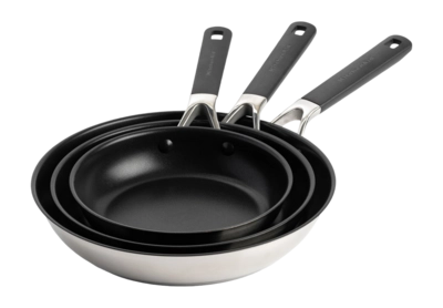 Topf-Set KitchenAid Classic Edelstahl 20 cm, 24 cm & 28 cm (3-teilig)