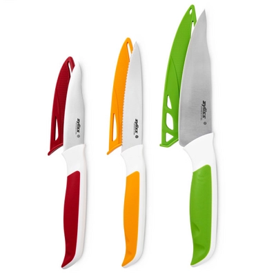 Messerset Zyliss Comfort White / Red / Yellow / Green (3-teilig)