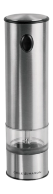 Pfeffer- oder Salzmühle Cole & Mason Battersea Electronic Salt & Pepper Mill Silver