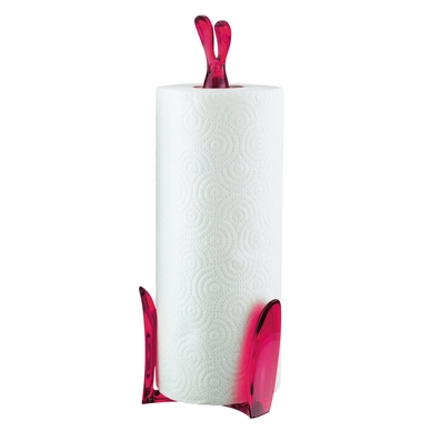 Küchenrollenhalter Koziol Roger Transparent Pink