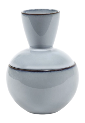 Topf mit Deckel Serax Pure Interior By Pascale Naessens Blue L 12 x 12 x 17 cm