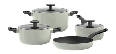 Topf-Set Antikleef BergHOFF Leo Recycled Sage (7-teilig)