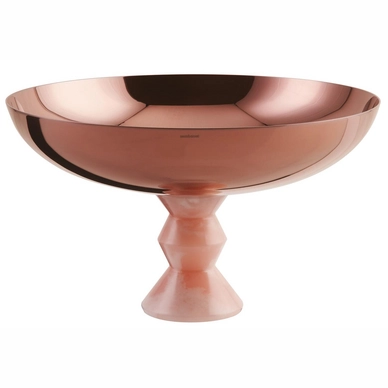 Servierschale Sambonet Madame Mirror PVD Rosa 26 cm