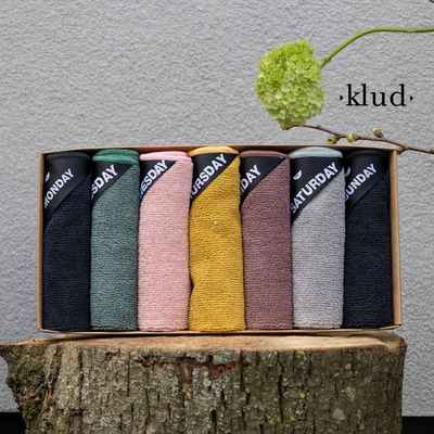 Geschirrhandtücher Klud Denmark Multi Colour Assorti (7er-Set)
