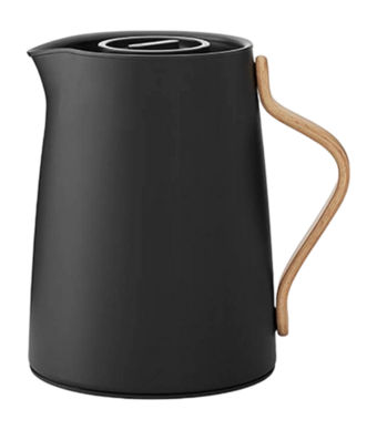Thermoskanne Stelton Emma Tea Mat Black 1L