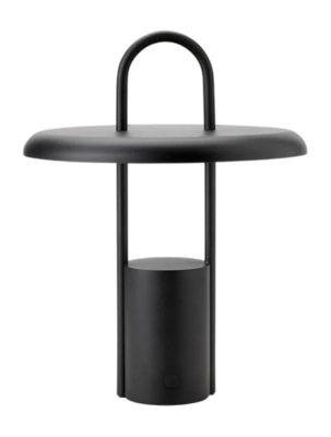 Tragbare Tischlampe Stelton Pier Portable Led Lamp H 33.5 cm Black