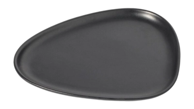 Teller Lind DNA Stoneware Lunch Plate Black