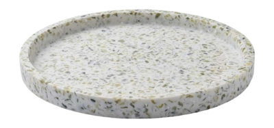 Tablett Humdakin Terrazzo Grey Rund