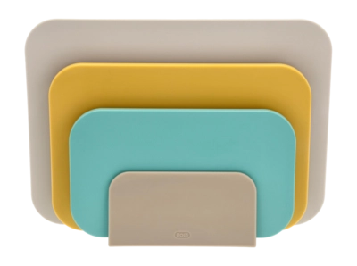 Schneidebrett Rosti Set Choptima Beach 35,5 x 26,5 cm (Set aus 3 + Halter)