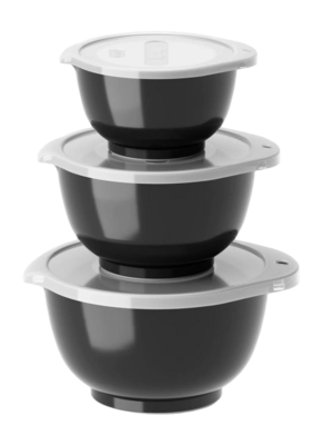 Rührschüssel Set Rosti Margrethe Mini Carbon Black (Set von 3)