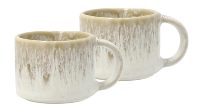 Espressotassen Villa Collection Styles Cream Sand 8 cl (2er-Set)