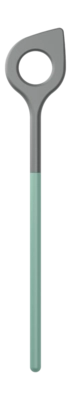 Schöpfkelle Rosti Optima With Hole Nordic Green 31 cm
