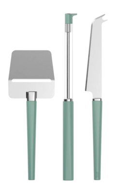Käsehobel Rosti Emma Nordic Green (Set von 3)