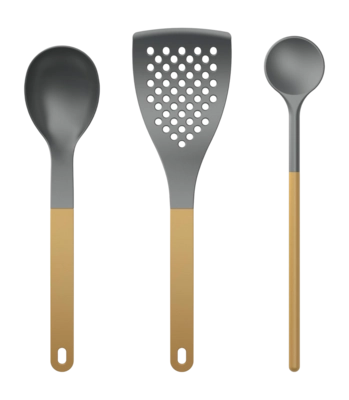 Küchen-Set Rosti 1 Optima Curry Nylon (Set von 3)