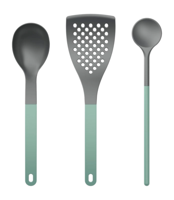 Küchen-Set Rosti 1 Optima Nordic Green Nylon (Set von 3)