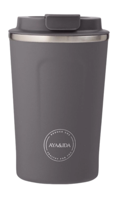 Thermobecher AYA&IDA CUP2GO Dark Grey 380 ml