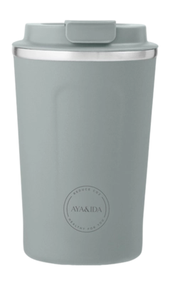 Thermobecher AYA&IDA CUP2GO Light Grey 380 ml