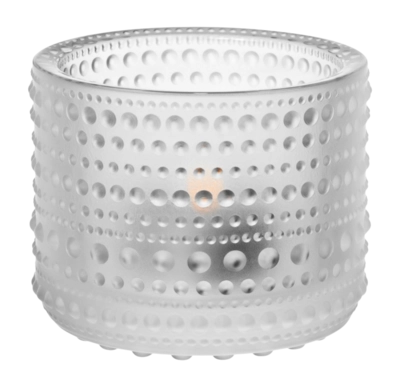 Teelichthalter Iittala Kastehelmi Matt 6,4 cm
