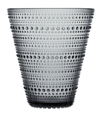 Vase Iittala Kastehelmi Grau 15,4 cm