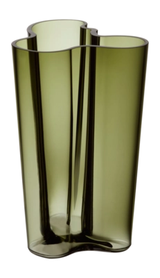 Vase Iittala Alvar Aalto Finlandia Moosgrün 25 cm