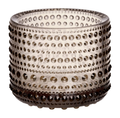 Teelichthalter Iittala Kastehelmi Leinen 6,4 cm