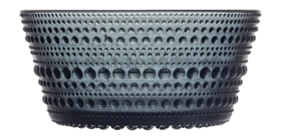 Schale Iittala Kastehelmi Dunkelgrau 10,8 cm