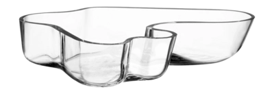 Dekoschale Iittala Alvar Aalto Klar 26 x 5 cm